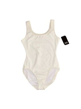 BLOCH Off White Tank Dance Leotard Adult Large NWT Ballet Gymnastics